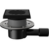 Photo Fachmann Drain adjustable T 510.1 PNsG, horizontal, with non-freezing trap sael, cast iron grating, cast iron frame, 150x150 mm, DN - 40/50 [Code number: 04.040]