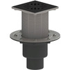 Photo Tatpolymer Drain, PP, vertical grate cast iron 150x150 mm, frost-resistant odor-locking flap cartridge, D - 110/75/50 [Code number: 1d0443 / ТП-310.1PN]