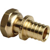 Photo RTP DELTA Axial coupling with union nut, brass, individual packaging, yellow, d - 25, d1 - 1" [Code number: 34794]