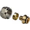 Photo RTP DELTA Axial connector cone, brass, individual packaging, yellow, d - 16*2,2, d1 - 1/2" [Code number: 40323]