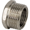 Photo RTP SIGMA Reduced bush, brass, female/male thread, individual packaging, nickel-plated, d - 2", d1 - 1" [Code number: 41105]