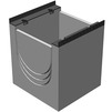 Photo Gidrolica Concrete trash box (СО-400mm), top section with cast iron angle housing ПКП 50.54(40). 60 - BGM, DN - 400, 500x540x600 mm [Code number: 49040160]