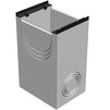 Photo Gidrolica Concrete trash box (СО-500mm), single-section with cast iron angle housing ПКП 50.64(50).100(95) - BGM, DN - 500, 500x640x1000 mm [Code number: 49050150]