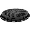 Photo Gidrolica Garden Manhole cover, plastic type L black, 750x750x80 mm [Code number: 218/ч]