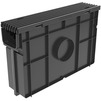 Photo Gidrolica Light Set: Trash box для for plastic drainage channels TB 10.11,5.32, plastic with grate DG- 10.11.50 plastic, mesh class A15, DN - 100 [Code number: 08018]