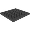 Photo Gidrolica Point Drainage grate DG-40.40, plastic, class A15, 390x390x35 mm [Code number: 207]