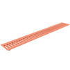 Photo Gidrolica Standart Drainage grate DG -10.13,6.100, stamped copper, class A15, 1000x136x20 mm, DN - 100 [Code number: 502]