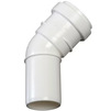 Photo Uponor HTP Bend 45° for sewage with socket, white, d - 32 [Code number: 1051181]