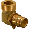 Photo Uponor Usystems Elbow with male thread, brass, for pipe PE-Xa, d - 16, R - 1/2"male, type 1 [Code number: 1135769]
