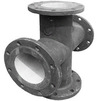 Photo Crosspiece flanged, d - 50, d1 - 50, cast iron, with cement-sand coating inside and galvanized / aluminum zinc with bitumen coating outside, GOST R ISO 2531-2012 (price on request) [Code number: 12w0220]