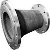Photo Flange reducer, d - 100, d1 - 50, length 80 mm, with cement-sand coating inside and galvanized / aluminum zinc with bitumen coating outside, GOST R ISO 2531-2012 (price on request) [Code number: 12w0271]