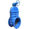 Photo Gate valve, PN10, DN - 500, with rubber wedge, with reducer, connection flange, cast iron (price on request) [Code number: 11w0045]