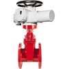 Photo Gate valve, PN10, DN - 50, with rubber wedge, with electric drive, for firefighting, connection flange, cast iron (price on request) [Code number: 11w0085]