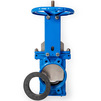 Photo Gate valve slide gate/knife-shaped, PN10, DN - 150, with removable revision tray, with steering wheel, for highly abrasive media, flanged body (price on request) [Code number: 11w0203]