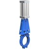 Photo Gate valve slide gate/knife-shaped, PN10, DN - 50, with pneumatic drive, flanged body (price on request) [Code number: 11w0276]