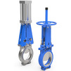 Photo Gate valve slide gate/knife-shaped, PN16, DN - 50, unidirectional, with heavy replaceable saddle, connection flange (price on request) [Code number: 11w0295]