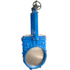 Photo Gate valve slide gate/knife-shaped, PN4, DN - 500, with reducer, flanged body (price on request) [Code number: 11w0320]
