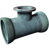 Photo T-piece with socket-flange, d - 150, d1 - 80, of high-strength cast iron with spherical graphite, molded (ISO) (price on request) [Code number: 13w0487]