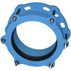 Photo Flange adapter universal, d - 100, of high-strength cast iron with spherical graphite, for embedding into existing pipelines and repairs (price on request) [Code number: 13w1171]