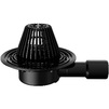Photo Fachmann Roof drain VB 090.0 Y, DN - 40/50, horizontal, without heating flange, convex leaf catcher [Code number: 01.259]