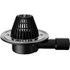 Photo Fachmann Roof drain VB 090.1 Y, DN - 40/50, horizontal, with flange, convex leaf catcher [Code number: 01.260]