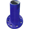 Photo Pipe with flange-plain end, d - 100, length 150 mm, cast-iron, with cement-sand coating inside and aluminum/epoxy coating on the outside, zinc-plated (price on request) [Code number: 12w4196]